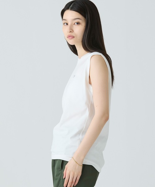 LACOSTE tシャツ ノースリーブTシャツ レディース : ZOZOTOWN