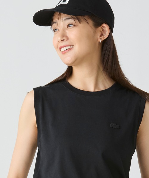 【LACOSTE】ノースリーブTシャツ LACOSTE tシャツ ノースリーブTシャツ レディース : ZOZOTOWN