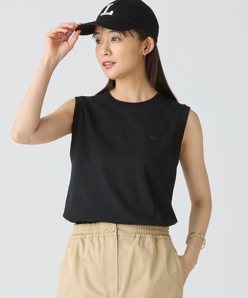 LACOSTE / ラコステ ノースリーブTシャツ ラコステ LACOSTE ノースリーブTシャツ （ブラック