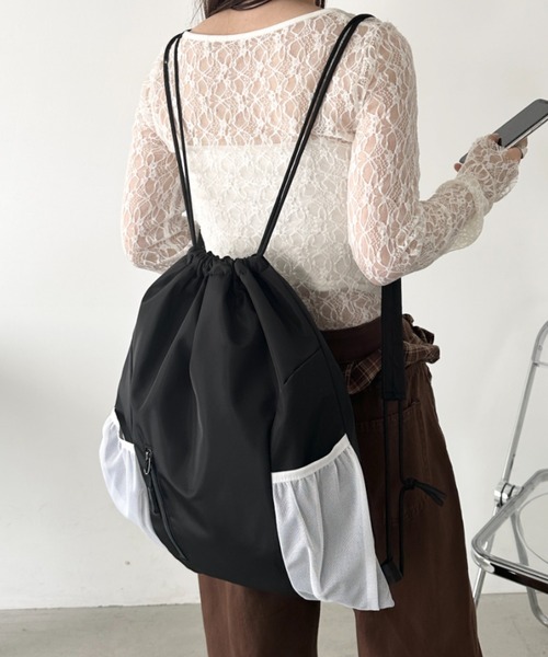 CLEA デイバック リュック 軽量メッシュポケットナップサック