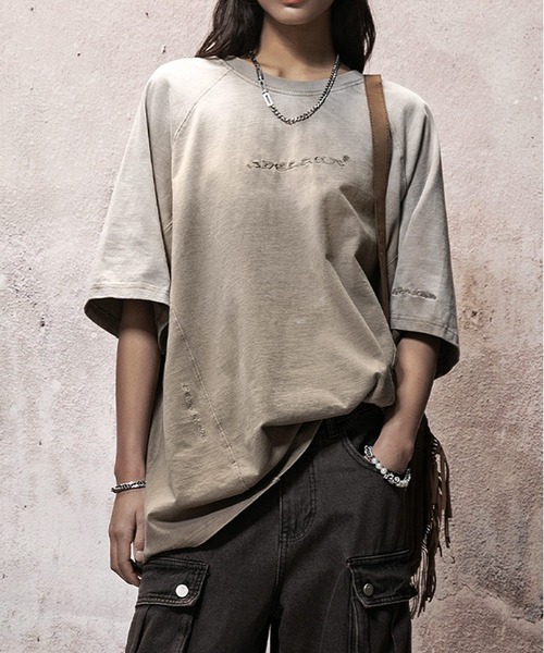 JOHNNY WOLF（ジョニーウルフ） tシャツ ASH ヴィンテージウォッシュ 