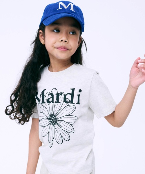 Mardi Mercredi tシャツ KIDS TSHIRT FLOWERMARDI レディース