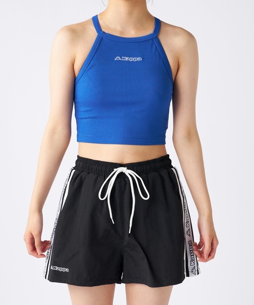 【WGN】Kappa/(W)リブ水着インナー付きパンツ2点 Kappa（カッパ） 水着 リブ水着+インナー付きパンツ 2点セット
