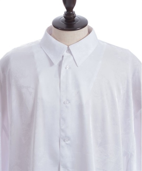 REZEN（リゼン） シャツ ジャガード七分和袖シャツ メンズ : ZOZOTOWN