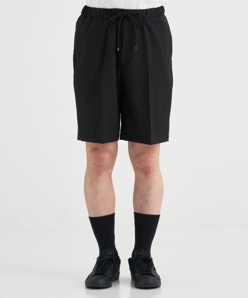 MARKAWARE 25SS フラットテーパードイージーショーツ, Black MARKAWARE 25SS フラットテーパードイージーショーツ, Black