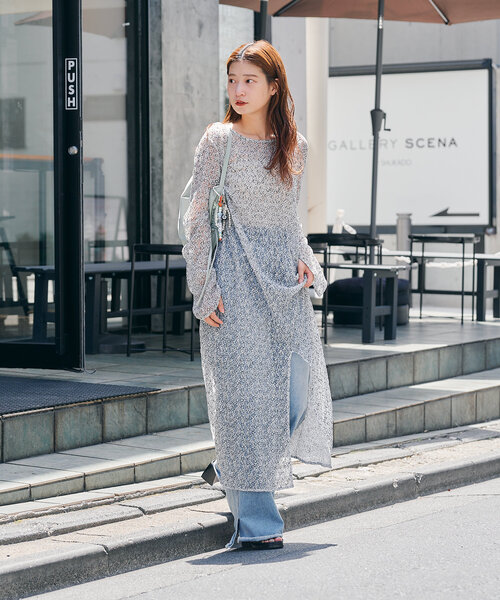 Kastane ワンピース 「WEB限定/前後2WAY/リバーシブル」レース