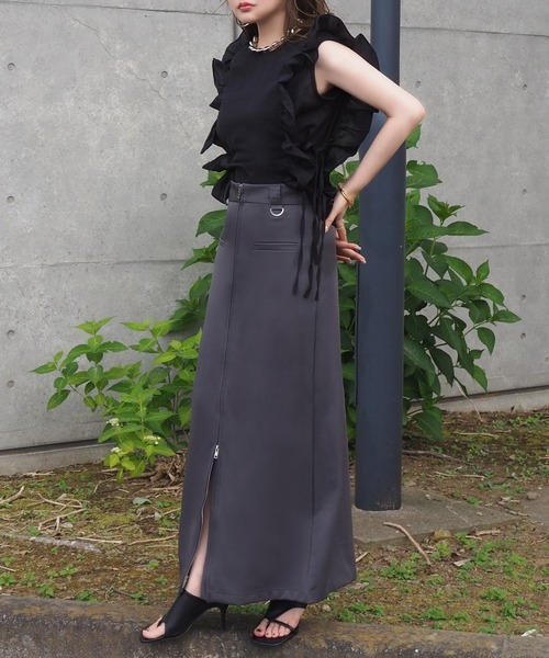 ブラウス シャツ frill ribbon blouse /花柄 フリル リボン 