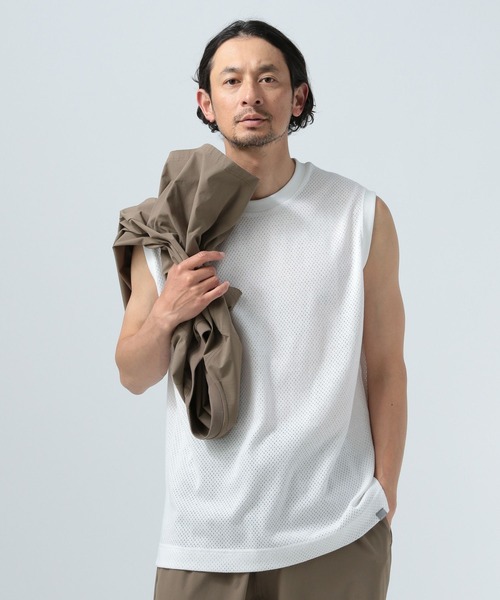 BAYFLOW タンクトップ 「吸水速乾」メッシュタンクトップ メンズ
