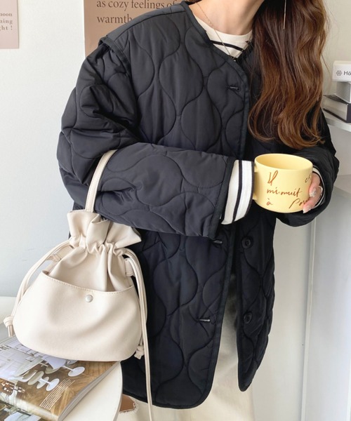 「moment+」 ジャケット M アイボリー レディース_画像2