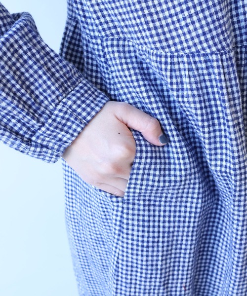 bulle de savon（ビュルデサボン） ワンピース fuwa fuwa gingham