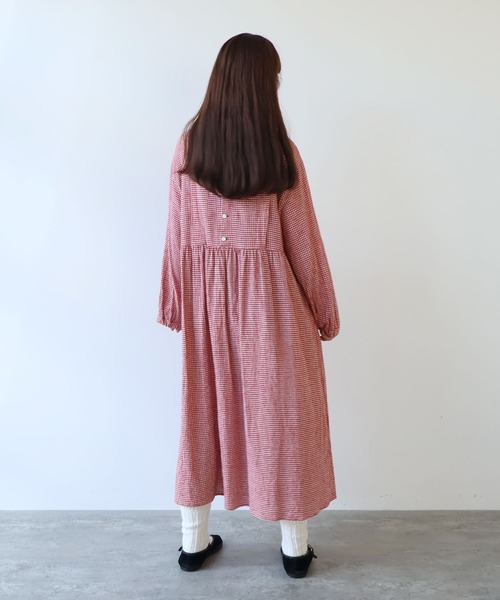 bulle de savon（ビュルデサボン） ワンピース fuwa fuwa gingham