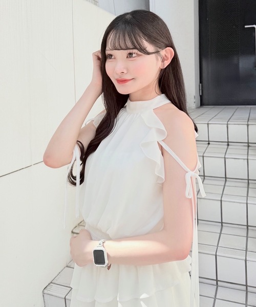 NOMAE チュニック アメスリフリルミニワンピース : ZOZOTOWN
