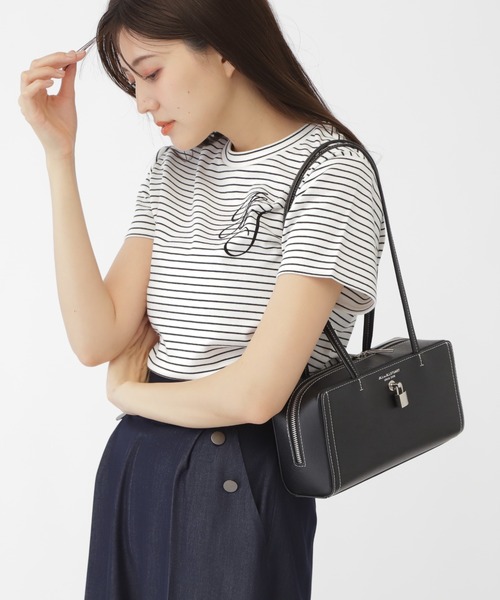 JILL by STUART 「JILL STUART」 ボストンバッグ FREE ブラック