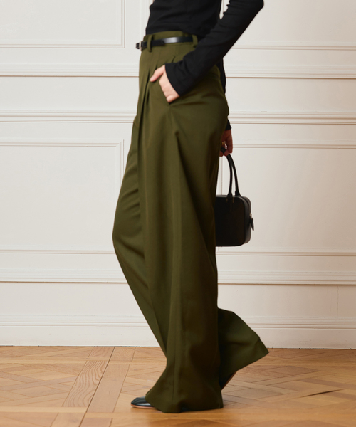 IENA LA BOUCLE（イエナラブークル） スラックス パンツ サイドタック