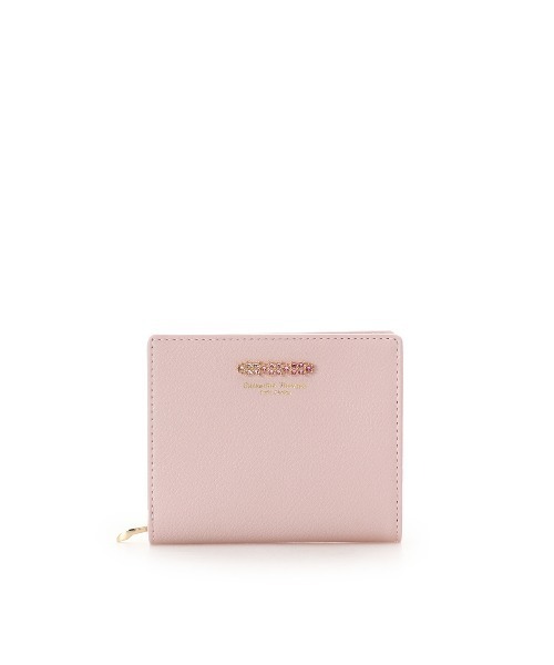 大人気!! Samantha Thavasa Petit Choice フラワー型押し 折財布 Samantha Thavasa Petit Choice 財布 フラワーモチーフバンド 折