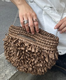 ショルダーバッグ バッグ 「Aguni」ペーパーフリンジBAG レディース｜ZOZOTOWN Yahoo!店