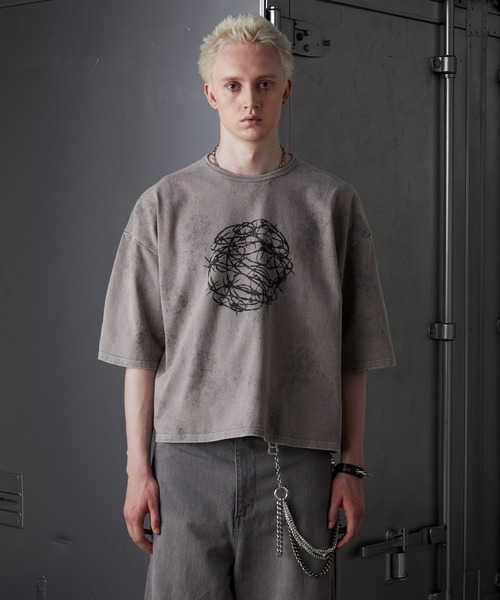 GRANCY tシャツ 「GRANCY」Graphic Design Reversible T-shirt