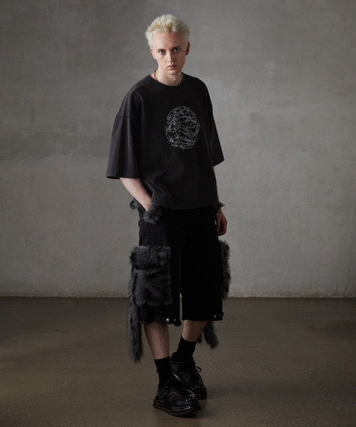 GRANCY tシャツ 「GRANCY」Graphic Design Reversible T-shirt