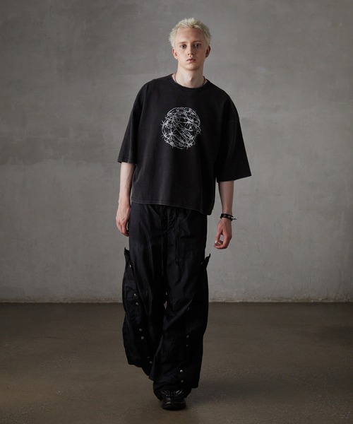 GRANCY tシャツ 「GRANCY」Graphic Design Reversible T-shirt
