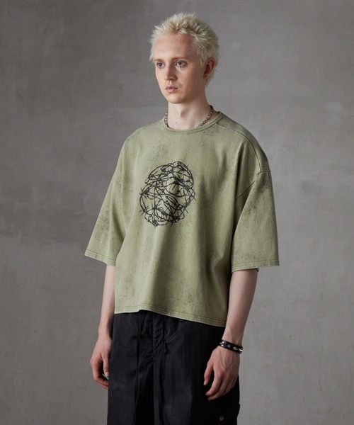 GRANCY tシャツ 「GRANCY」Graphic Design Reversible T-shirt
