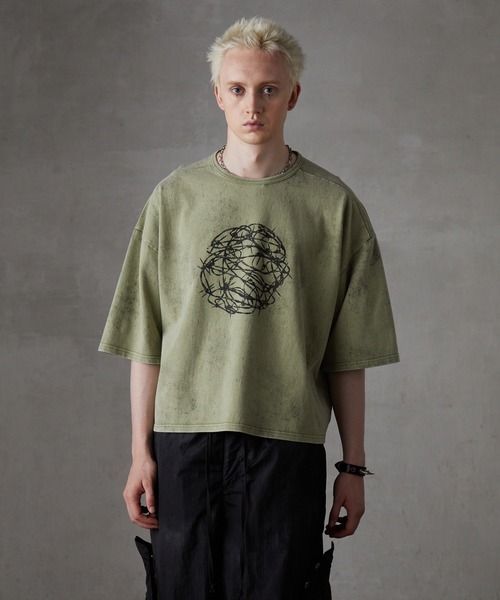 GRANCY tシャツ 「GRANCY」Graphic Design Reversible T-shirt