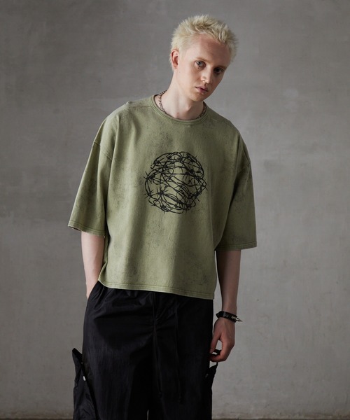 GRANCY tシャツ 「GRANCY」Graphic Design Reversible T-shirt