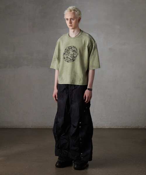 GRANCY tシャツ 「GRANCY」Graphic Design Reversible T-shirt