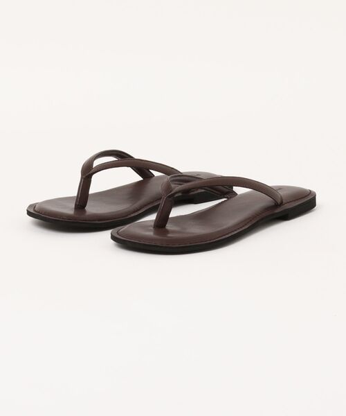 anuke サンダル Ecoleather Tong Sandals レディース : ZOZOTOWN
