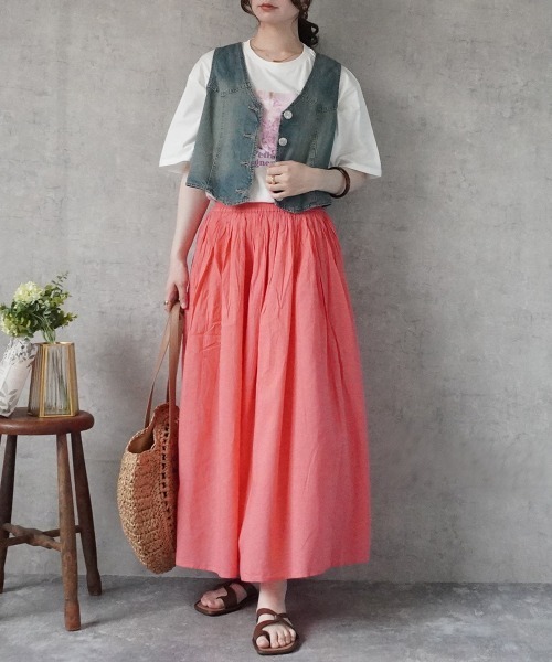 アメリ　バイカラー　ロングスカート 楽天市場】【美品】 AMERI / アメリ | UND 2WAY SHEER CHAMBRAY