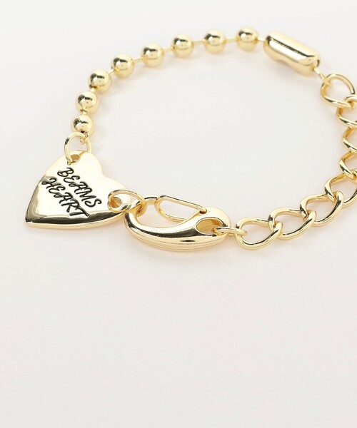 BEAMS HEART（ビームス ハート） ブレスレット ハート ロゴプレート