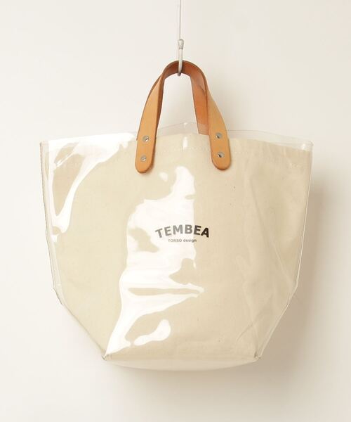 TENBEA バック TEMBEA 「TEMBEA」 ワンポイントハンドバッグ - ベージュ