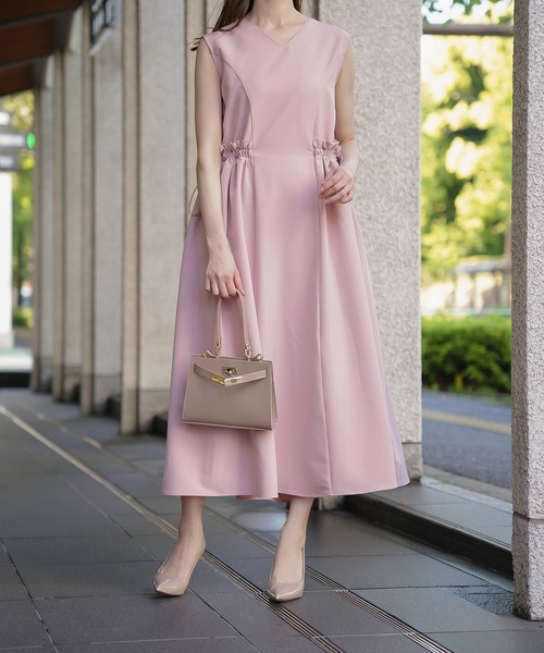 HUIT bouquet（ユイット ブーケ） ワンピース サイド ドロスト 2way