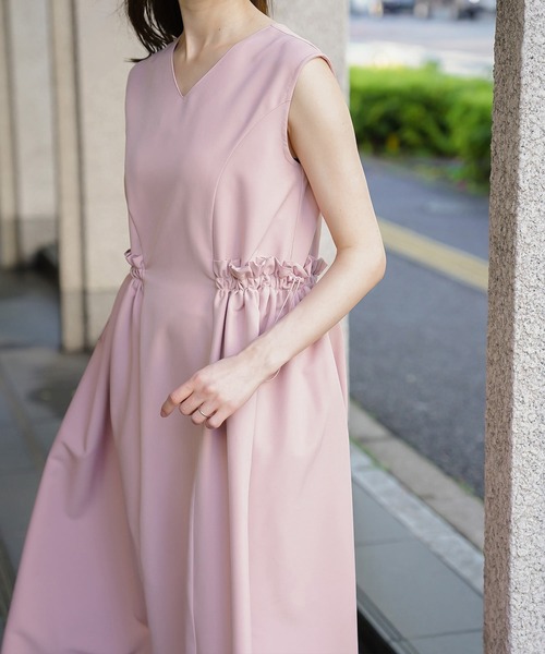 HUIT bouquet（ユイット ブーケ） ワンピース サイド ドロスト 2way