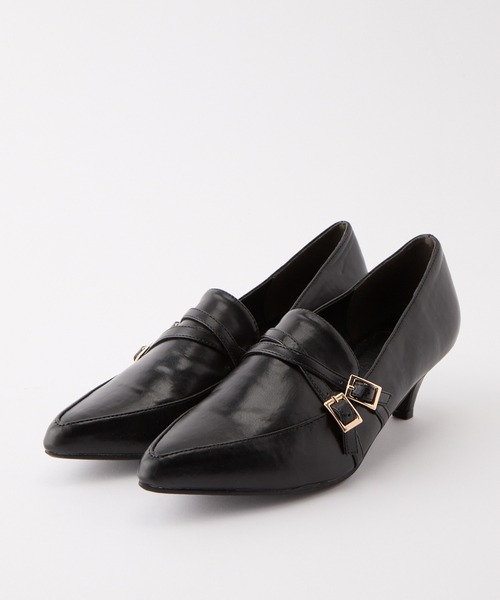 Cherir Mignon パンプス 「Cherir Mignon」ポインテッドトゥベルト