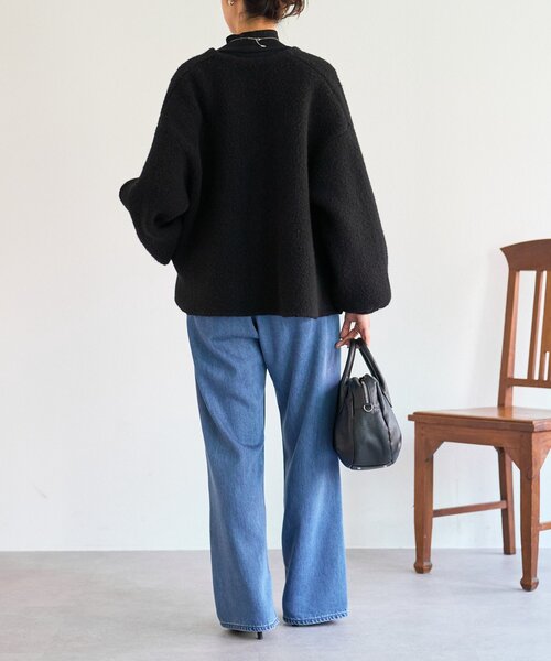 BEARDSLEY（ビアズリー） カーディガン パフ袖ニットコート レディース