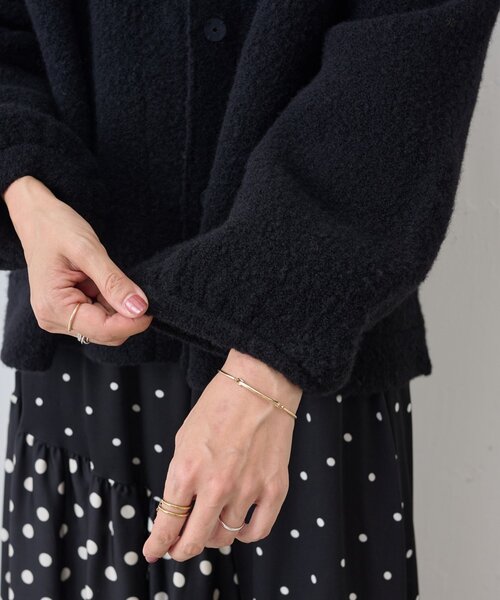 BEARDSLEY（ビアズリー） カーディガン パフ袖ニットコート レディース