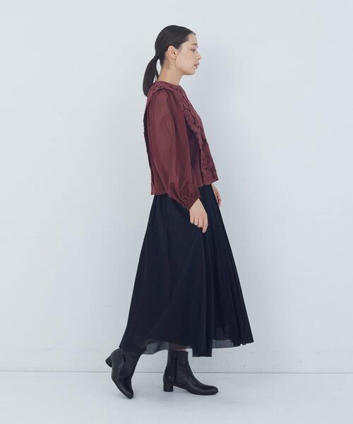 ADIEU TRISTESSE（アデュートリステス） ブラウス シャツ カットジャ