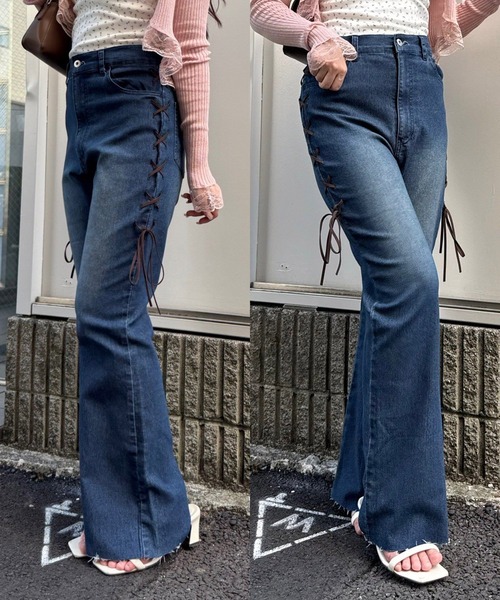 continuer de NICE CLAUP ジーンズ デニム デニムパンツ