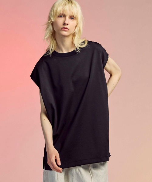 MAISON SPECIAL（メゾンスペシャル） ノースリーブトップス 0 ブラック