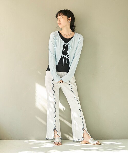 FREAK'S STORE（フリークスストア） スウェットパンツ フリ- ネイビー