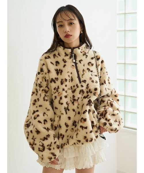 SNIDEL（スナイデル） tシャツ ハーフジッププルオーバー レディース