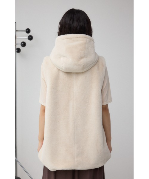 AZUL BY MOUSSY（アズールバイマウジー） ベスト ジレ フードファー