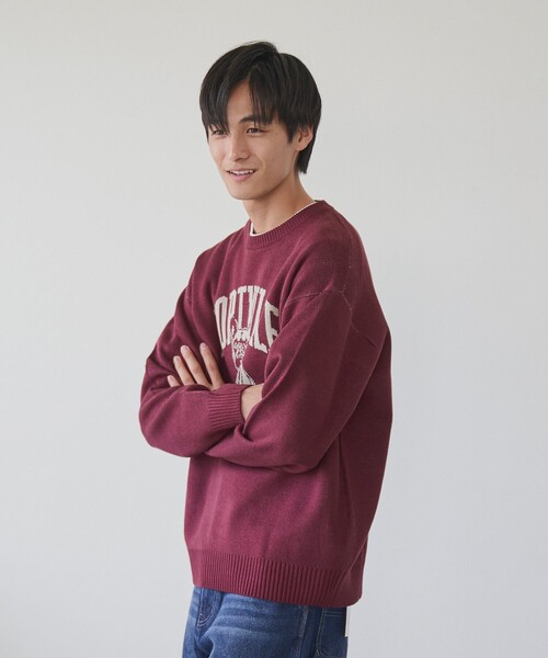 johnlawrensecesullivan ジャガードニット値下げ交渉可能 JOHN LAWRENCE SULLIVAN(ジョンローレンスサリバン) タイガー柄