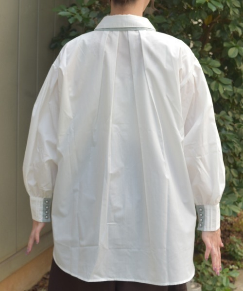 axes femme（アクシーズ ファム） ブラウス シャツ バイカラーリボン