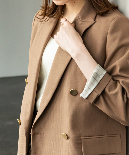 NOBLE（ノーブル） テーラードジャケット 36 ネイビー レディース