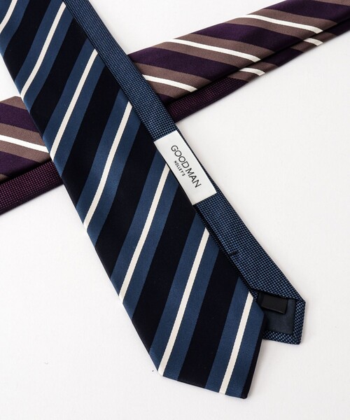 NOLLEY'S（ノーリーズ） ネクタイ クレリックレギュラーストライプ