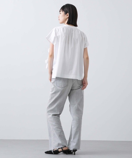 「Torrazzo Donna」 半袖ブラウス FREE ブラック レディース_画像5