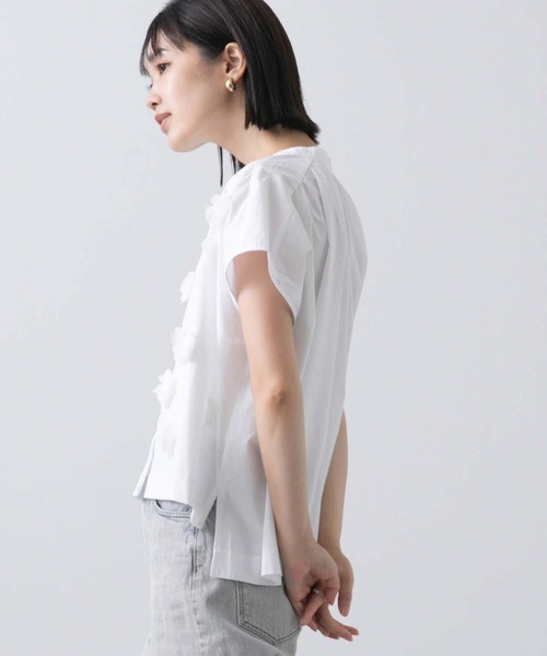 「Torrazzo Donna」 半袖ブラウス FREE ブラック レディース_画像8