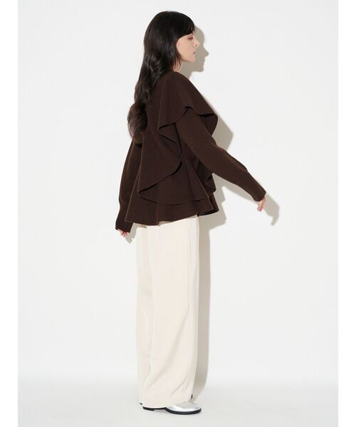 ELENDEEK（エレンディーク） ニット セーター ショルダーフリル