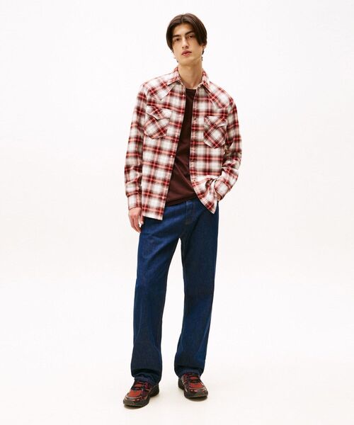 TOMMY JEANS（トミー・ジーンズ） シャツ レギュラーフランネル